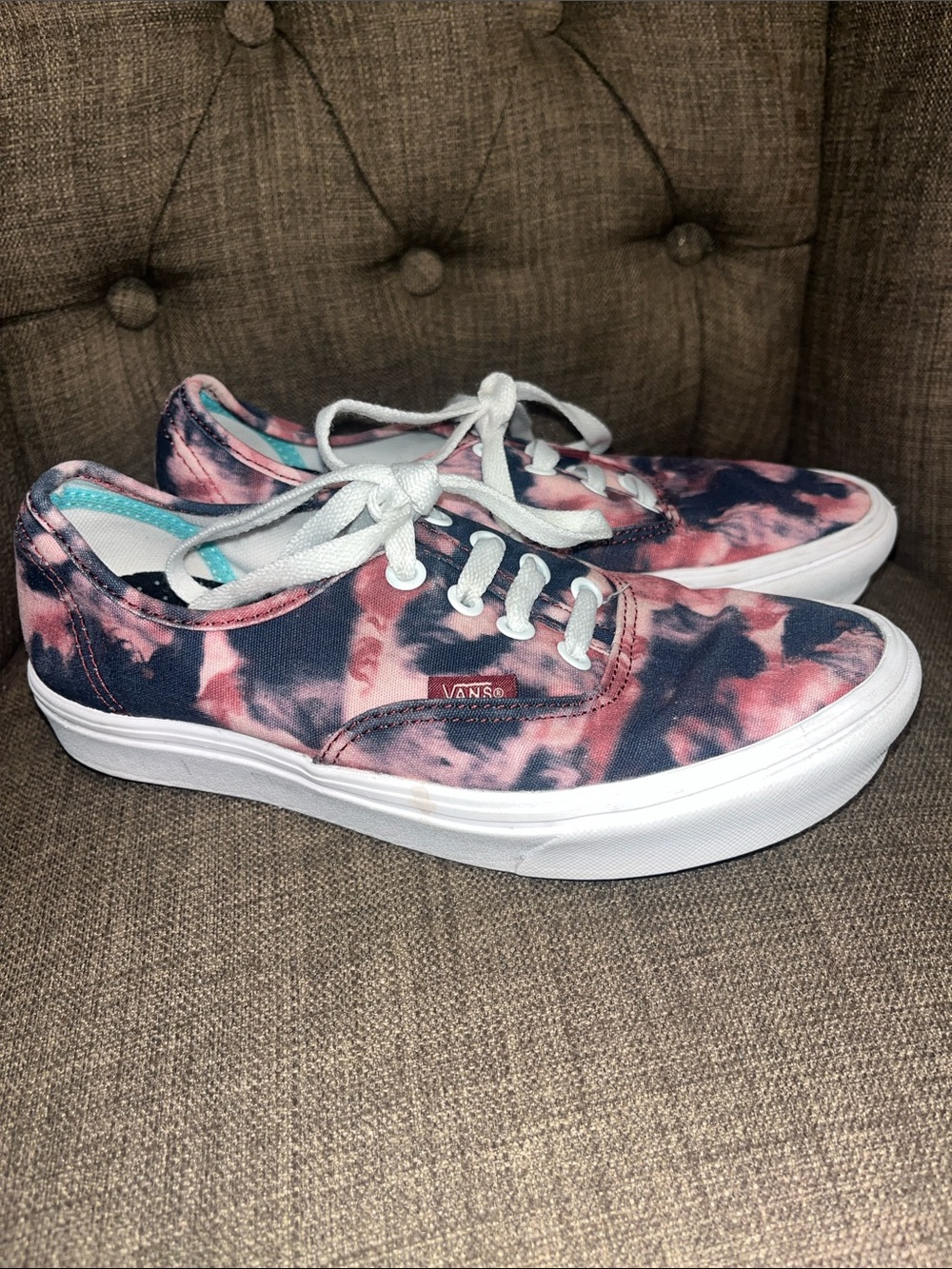 Vans ComfyCush sneakers grunge wash tie-dye men's size 4.5/ women's size 6